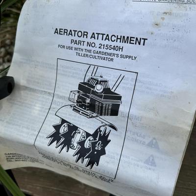 Gardener’s Supply Co. Tiller plus Aerator attachments - tested