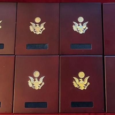 8 Sets Of United States Presidential Dollar Coins