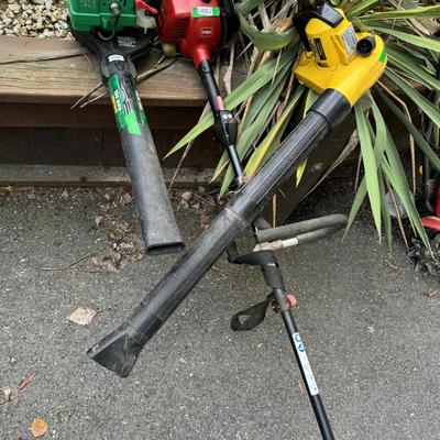 Two Weed Eaters & Blower Vacuum