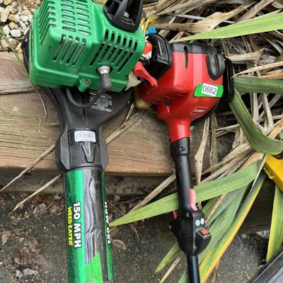 Two Weed Eaters & Blower Vacuum