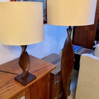 Floor Lamp & Matching Table Lamp