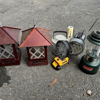 Flashlight/Lantern Lot -Coleman-Dewalt