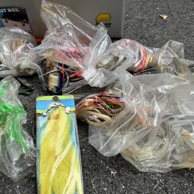 Plano Tackle Box with many Large Fishing Lures