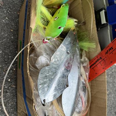 Plano Tackle Box with many Large Fishing Lures