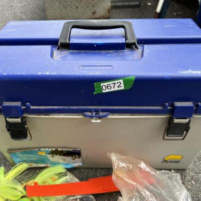 Plano Tackle Box with many Large Fishing Lures