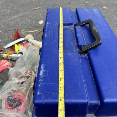 Plano Tackle Box with many Large Fishing Lures