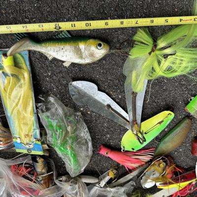 Plano Tackle Box with many Large Fishing Lures