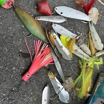 Plano Tackle Box with many Large Fishing Lures