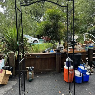 93” Portable Metal Garden Arch