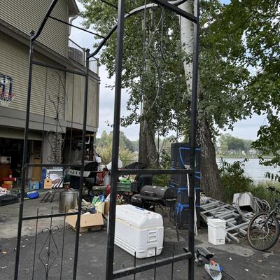 93” Portable Metal Garden Arch