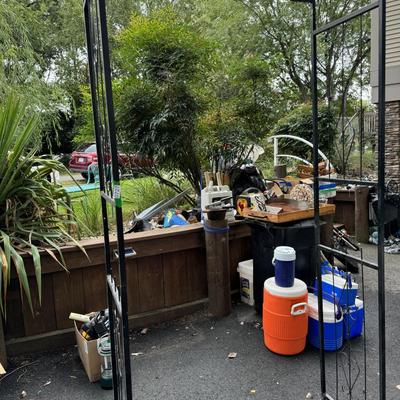 93” Portable Metal Garden Arch