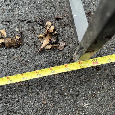 93” Portable Metal Garden Arch