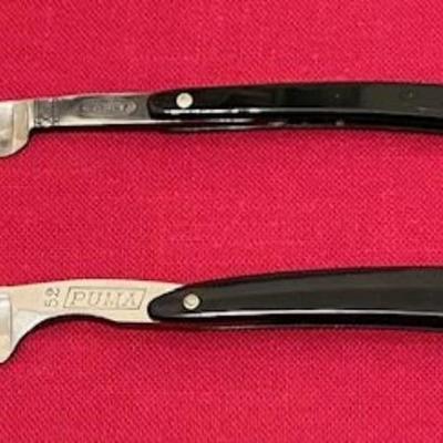 Two Antique Straight Razors With Boxes