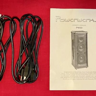 Two Powerwerks PW 50 P.A. Systems