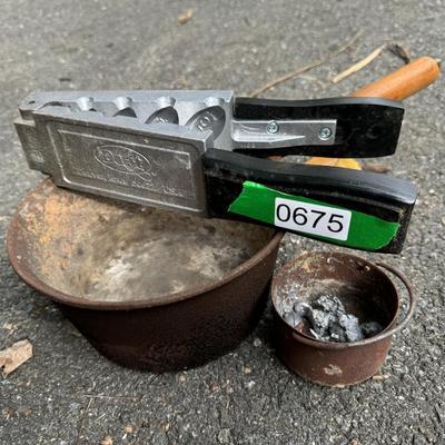 Do-it Bank Sinker Mold sizes 2-3-4-5 & Pots