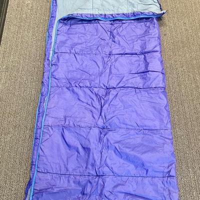 Purple Youth Size Nylon Sleeping Bag