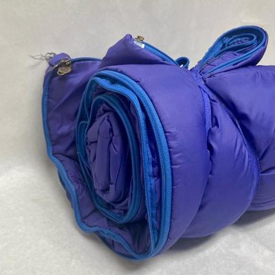 Purple Youth Size Nylon Sleeping Bag