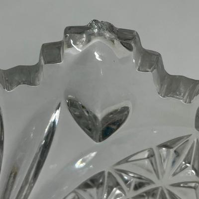 Tall Vintage HOFBAUER "BYRDES" Vase 10” High - Stunning Lead Crystal