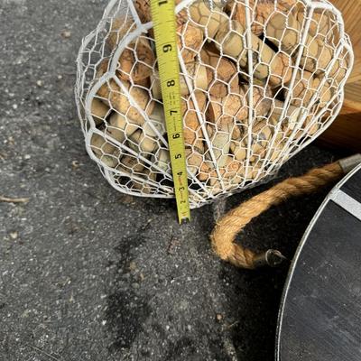 Home Decor Lot with Wooden Trays