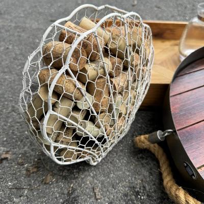 Home Decor Lot with Wooden Trays