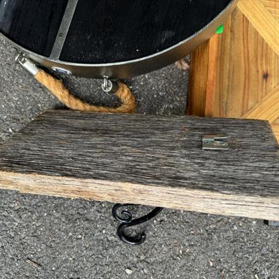 Home Decor Lot with Wooden Trays