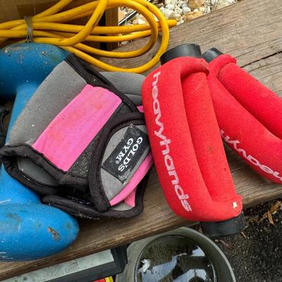 Work out lot- Weights / Jump Rope