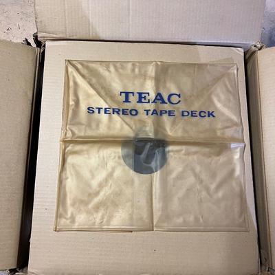 New In Box Vintage TEAC Simul-Sync Stereo Tape Deck Reel to Reel Tested