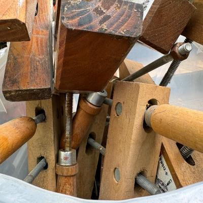 Vise & Large lot of Clamps