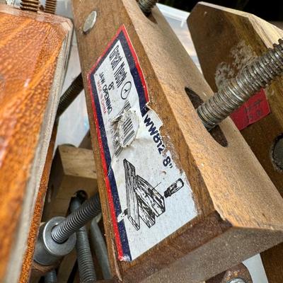 Vise & Large lot of Clamps