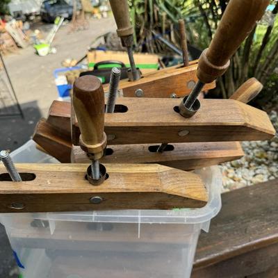 Vise & Large lot of Clamps