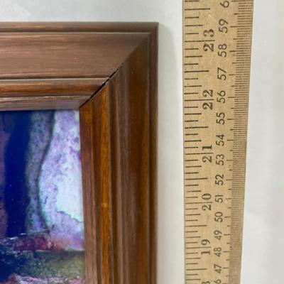 Framed Photo Print: brick Arched Walkway and Garden