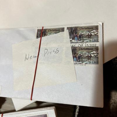 Box Full of First Day Covers Stamps 1975-1977