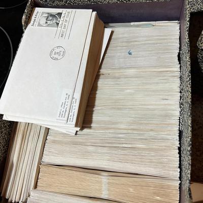 Box Full of First Day Covers Stamps 1975-1977