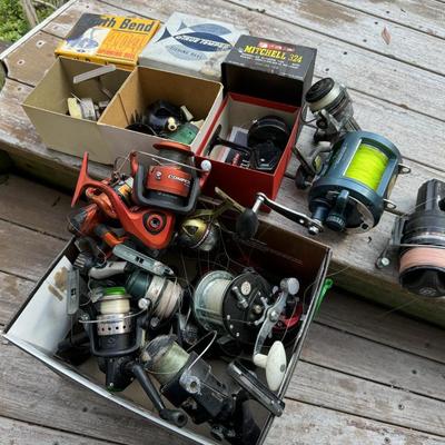 Huge Lot of Reels and Parts