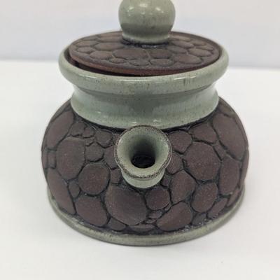 Hand Made Pottery Signed Teapot