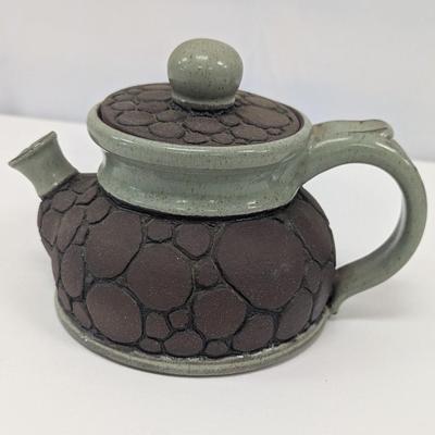 Hand Made Pottery Signed Teapot