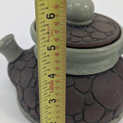 Hand Made Pottery Signed Teapot