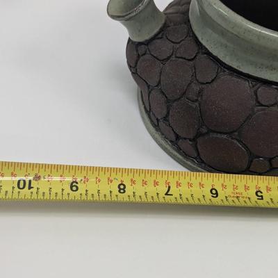 Hand Made Pottery Signed Teapot