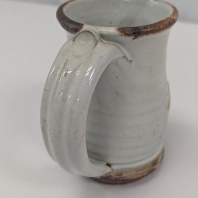 Hand Made Pottery Ugly Face 3D Mug - Signed By Artist