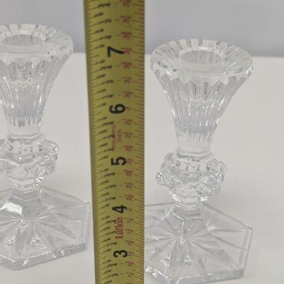 Wedgewood Crystal Candle Sticks