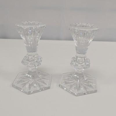 Wedgewood Crystal Candle Sticks