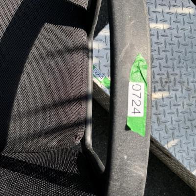 Black Office Chair on Wheels