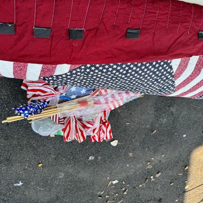 Patriot Flag Lot & Mini Wall Quilt Decor