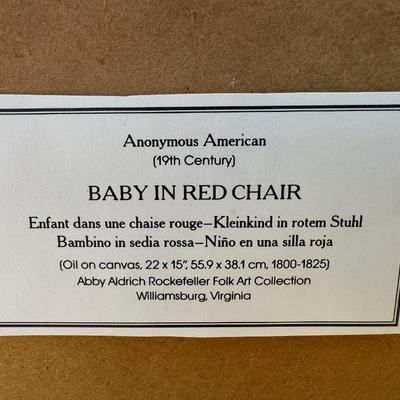 ‘Baby in Red Chair’ Abby Aldrich Rockefeller Folk Art