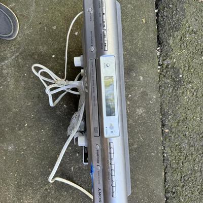 SONY under the counter Disc Player /Clock Radio - tested