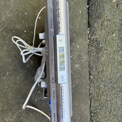 SONY under the counter Disc Player /Clock Radio - tested