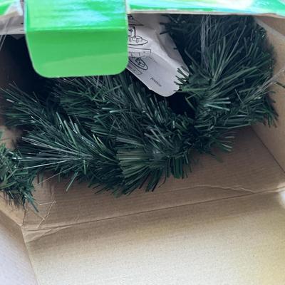 Two 48” Yule Rite Fiber Optic Holographic Trees