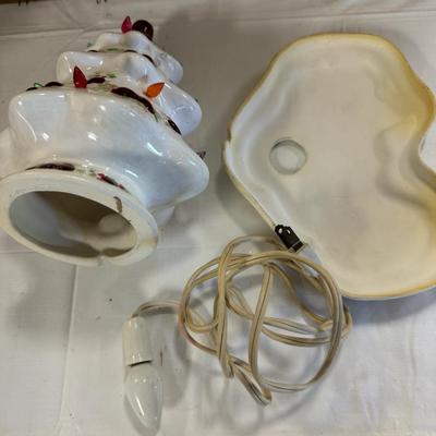 Light up ceramic tree