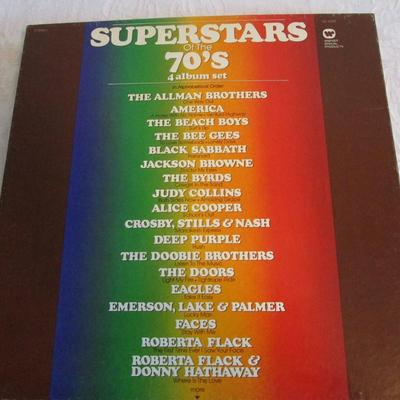 4-LP album set Superstars of the 70s