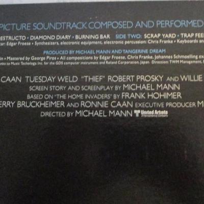 1 Elton John LP vinyl album, 1 Sound track to Thief